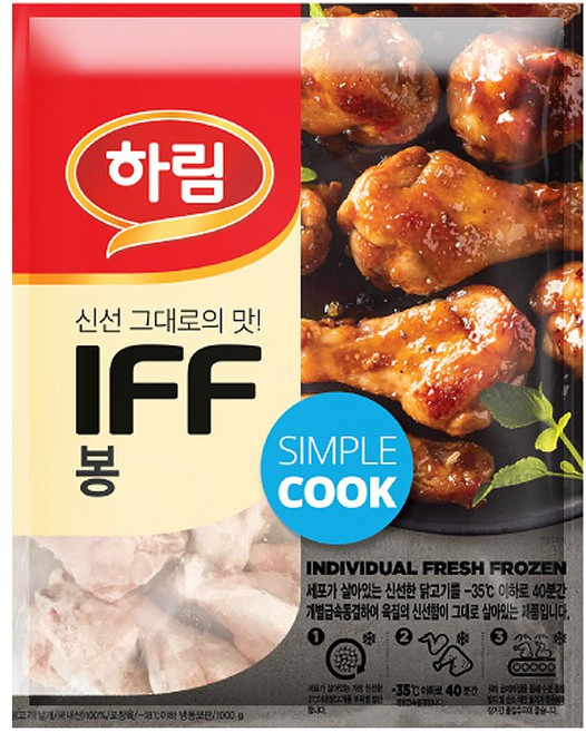 하림 IFF 닭봉 1kg, 1개