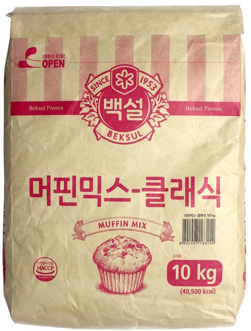 백설 머핀믹스 클래식 10KG /무료배송, 1개