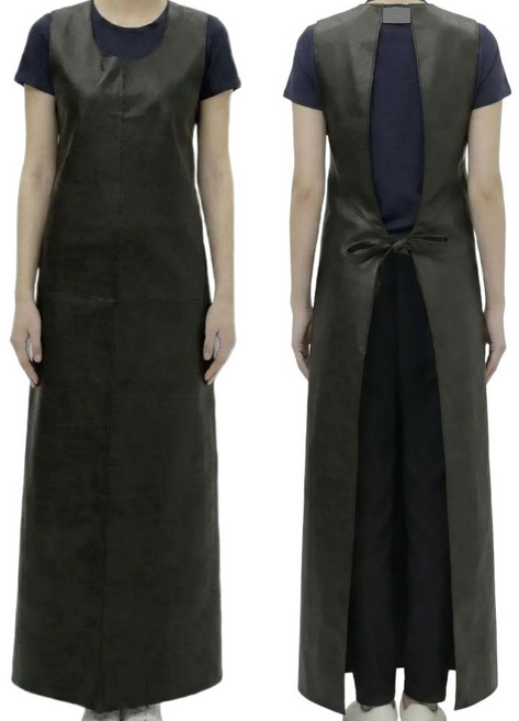 디어쿼츠 어깨편한 빅사이즈 방수앞치마, 1개, 블랙