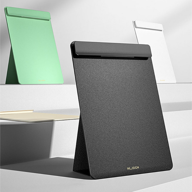 누사인 스탠딩 와이드 클립보드 A4 NS503AS, 블랙, 1개