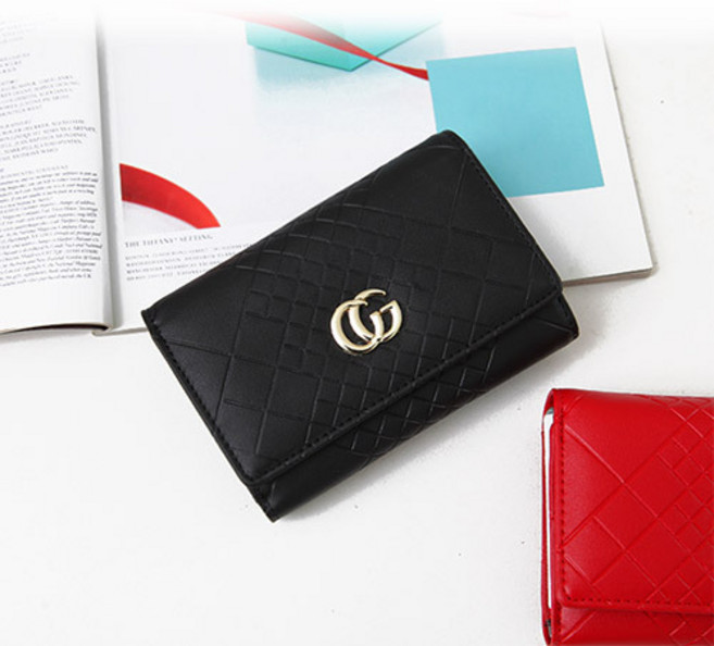 플레져박스 여성용 중지갑 큐티걸보르테중지갑(LF021)