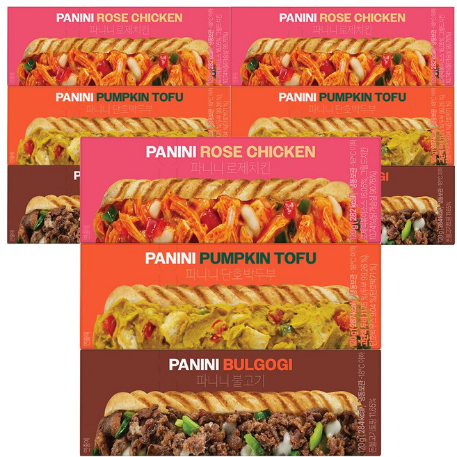 그로서리서울 파니니 전체 혼합 든든한 식사대용 간편식