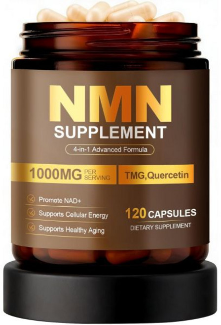 NMN Supplement 1000mg Per Serving – Supplement with Resveratrol & Quercetin NMNH Alternative for W, NMN Supplement 1000mg Per Serv