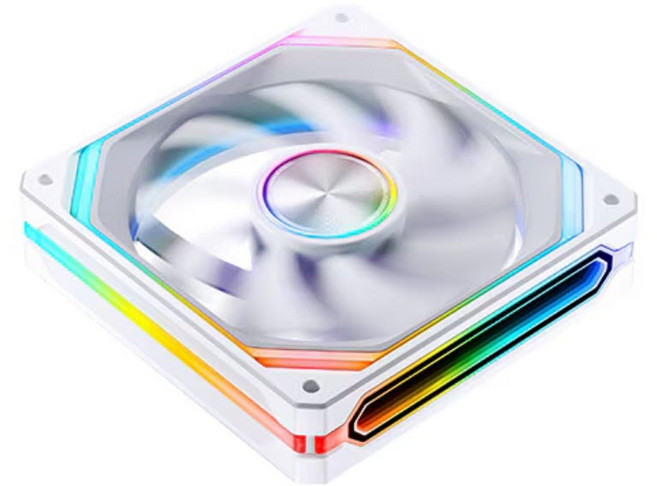 존스보 JONSBO XA-120 ARGB 시스템 케이스 쿨러 (화이트), 1개, 화이트