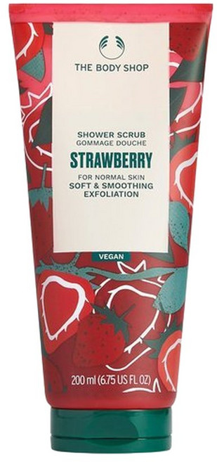 AK플라자 더바디샵 스트로베리 샤워 스크럽 200ML, 1개