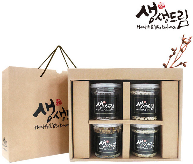 생생드림 명품 견과 선물세트 2호 4구 명절선물세트 견과류>>견과, 1개