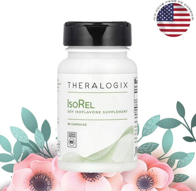 테라로직 이소렐 ISOREL 소이 이소플라본 250mg 90캡슐, Theralogix (테라로직) Theralogix,, 1개, 90정 - 쿠팡