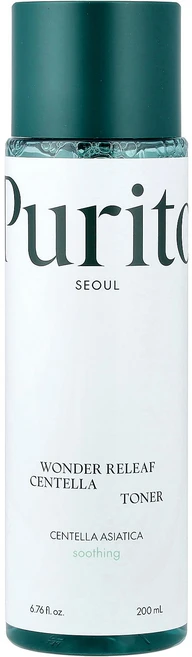 Purito 원더릴리프 병풀 토너 200ml(6.76fl oz) Purito (퓨리토), Purito, 원더릴리프 병풀 토너, 200ml(6.7, 1개, 200ml - 쿠팡