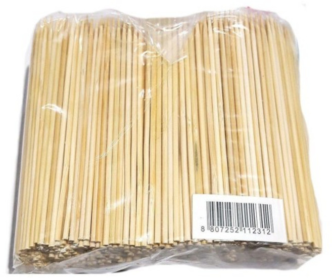 대나무 산적꼬지 소형 12cm, 1000개입, 5개