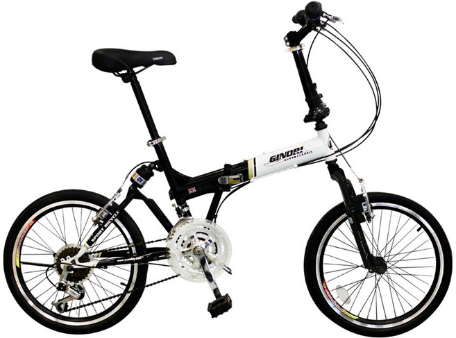 BIKEDNA G3 20吋24速折疊自行車 越野前後避震款, 黑色