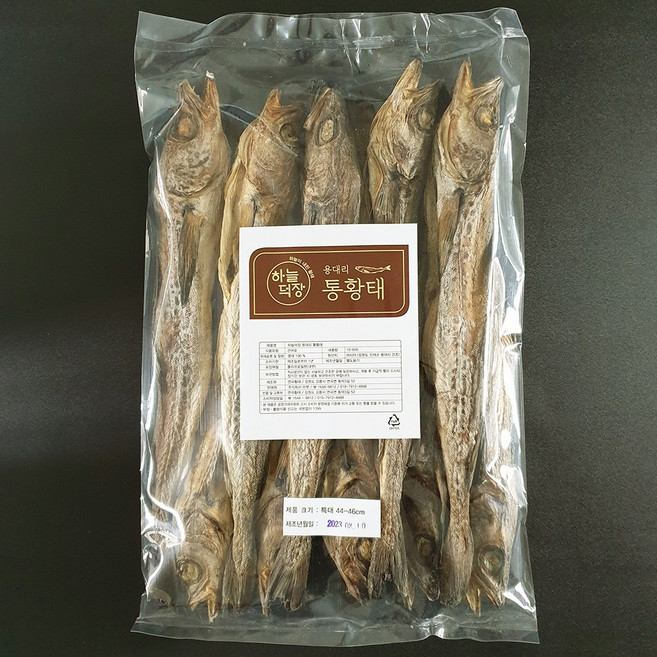 [25년햇황태/하늘덕장] 용대리통황태 10마리 - 국내건조, 왕특대2호(50-52cm), 1개, 1.35kg