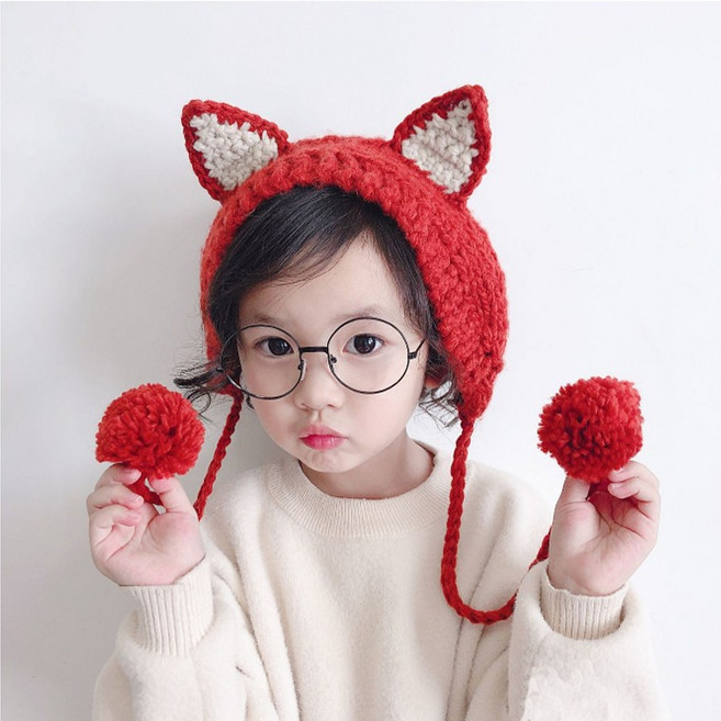 5611 아동고양이 귀도리/니트귀도리/귀마개/겨울소품