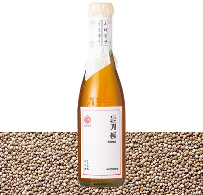 30년 전통 우리상회 국내산 들기름300ml, 1개, 300ml