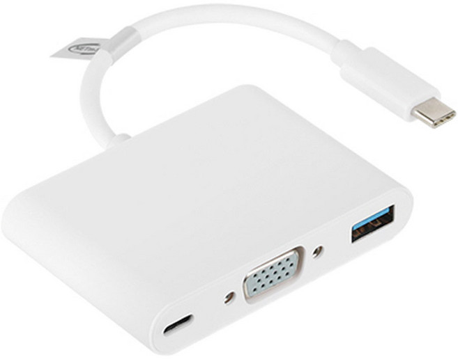 NETmate NM-CVC01/USB3.1(Type C) to VGA(RGB)+충전 컨버터(무전원/Alternate Mode)/C타입/
