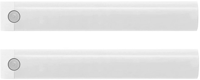 1+1 2배밝은 led 무선 센서등 현관 충전식 센서 조명 전등 조명등 센스등 현관등 모션 감지등 무선등 아파트 인테리어, 2개, 1세트, R99708G(화이트광 40cm