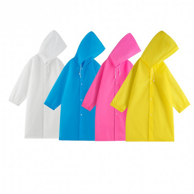 가볍고 튼튼한 일회용 우비 4칼라