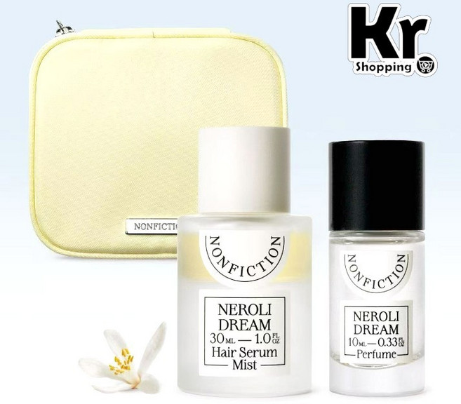 NONFICTION NEROLI DREAM 髮香噴霧香水組 附化妝包, 1個, NEROLI DREAM,髮香噴霧香水組 附化妝包