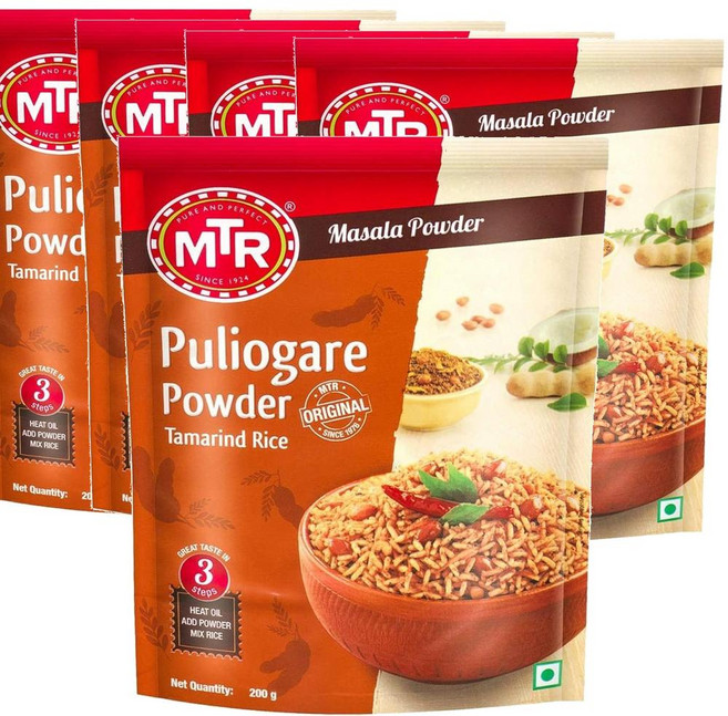호주 MTR Puliogare Masala Powder 풀리오가레 마살라 파우더, 200g