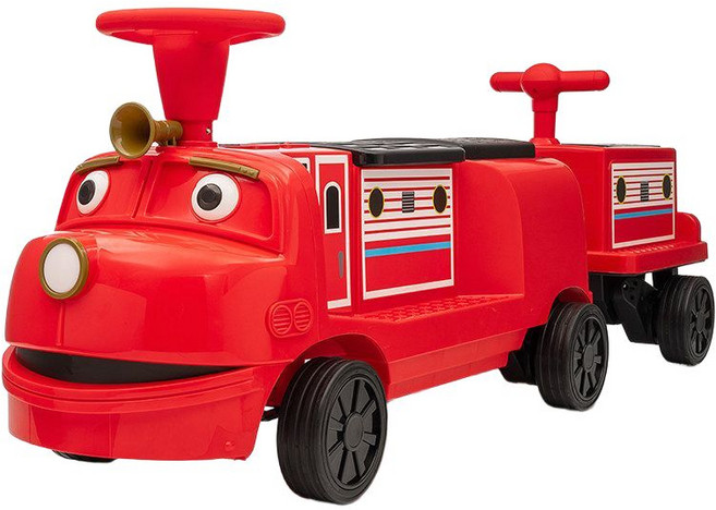 전동차 기차 전동 기차 트레인 3인용 세트, 초기 교육 + 느린 시작 + 빠르고 느린 장비, 빨간색 3인세트