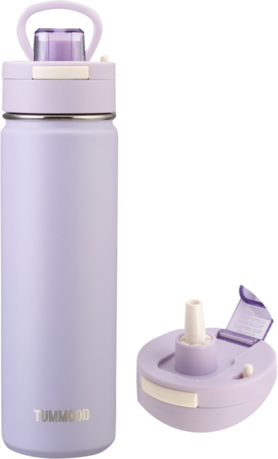 텀무드 텀블러 보온병 보냉 빨대 스텐, 1개, 720ml, 라벤더