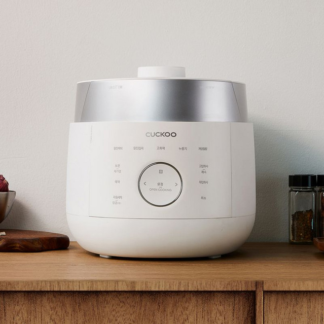 쿠쿠 6인용 트윈프레셔 저당 IH전기압력밥솥, 화이트, CRP-LHLR0610FW