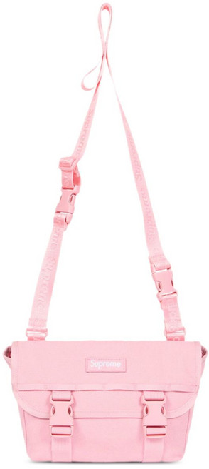 슈프림 미니 로고 패치 메신저 백