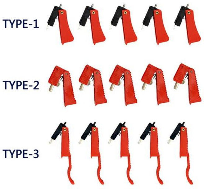 MIG/MAG 스위치 5PCS Binzel 15AK 24KD 36KD 용접 토치에 적합 5Pcs, 03 TYPE-2