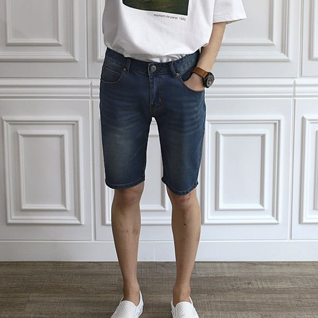 후앙스 No.218 베이직 스판 청 반바지 NJCP-8614