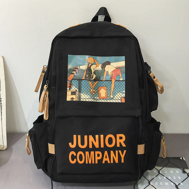 ANYOU 데일리 남여공용 대용량 학생가방 가벼운 여행용 캐주얼 백팩