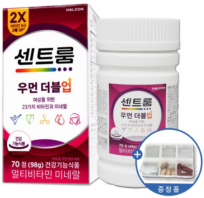센트룸 우먼 더블업 70정+휴대용약통, 1개, 70정