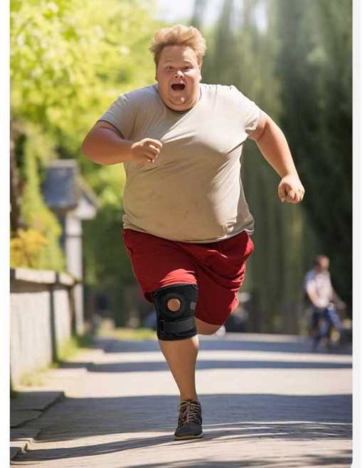 쿨맥스 빅사이즈 무릎보호대 특대 배드민턴 무릎관절, 7XL-8XL (다리둘레 76-86cm), 1개