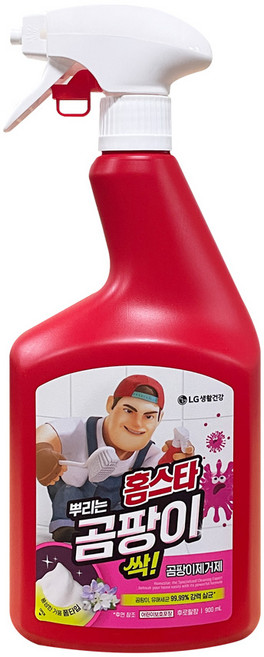 홈스타 뿌리는 곰팡이 싹 세정제, 5개, 900ml