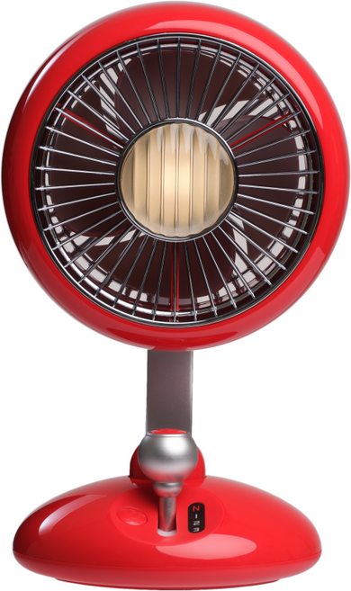 가득 기어윈드 탁상용 무선 선풍기, GDF-4000, 스칼렛 레드