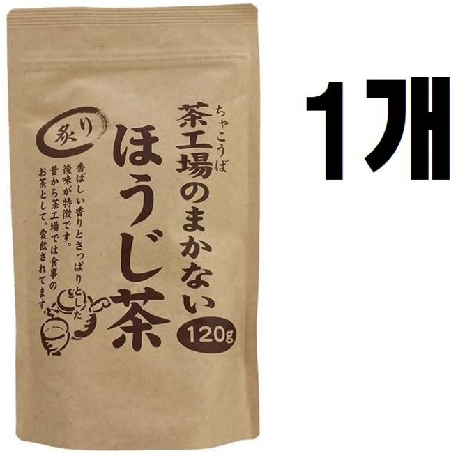 일본 오이가와 차원 호지차 호우지차 잎차 120g 1개입, 1개