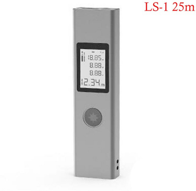 측량분석장비정품 샤오미 DUKA 레이저 거리 측정기 휴대용 USB 고정밀 25 m LS-P, 1개