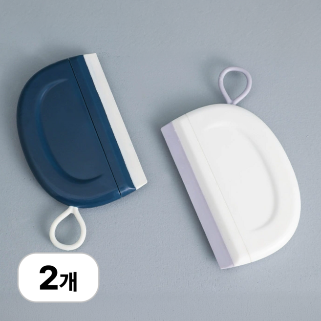 로멀리 욕실 물기제거 미니 스퀴지, 혼합색상, 2개