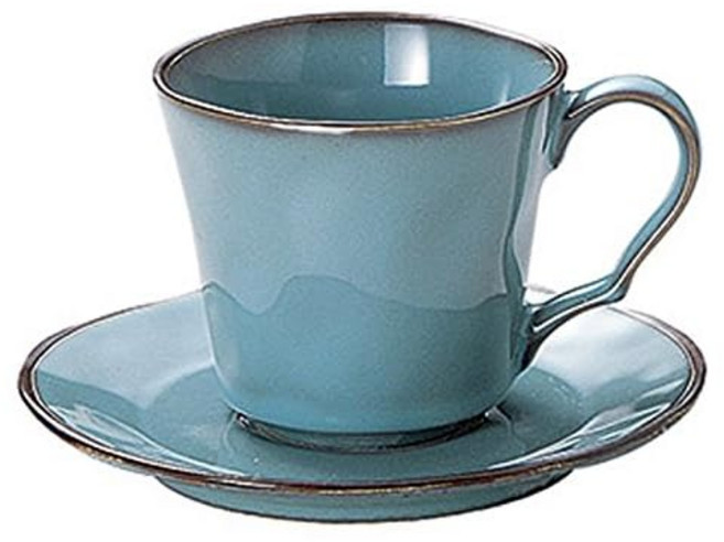 Laferme 라페르무 앤티크 블루 커피 소서 14cm