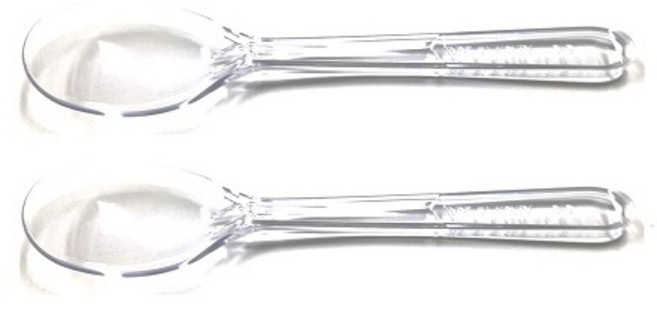 아이스크림스푼 대 개별포장 12cm, 1개, 400개입, 투명