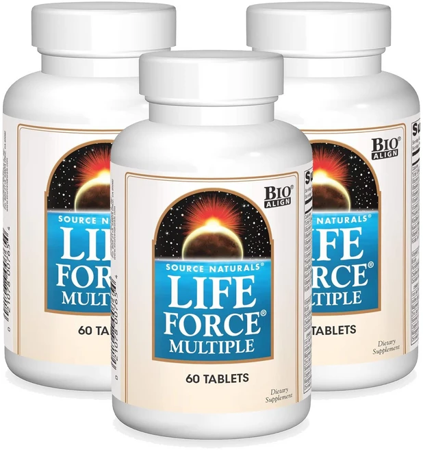 소스내츄럴스 라이프포스 멀티플 타블렛, 60정, 3개 - 쿠팡