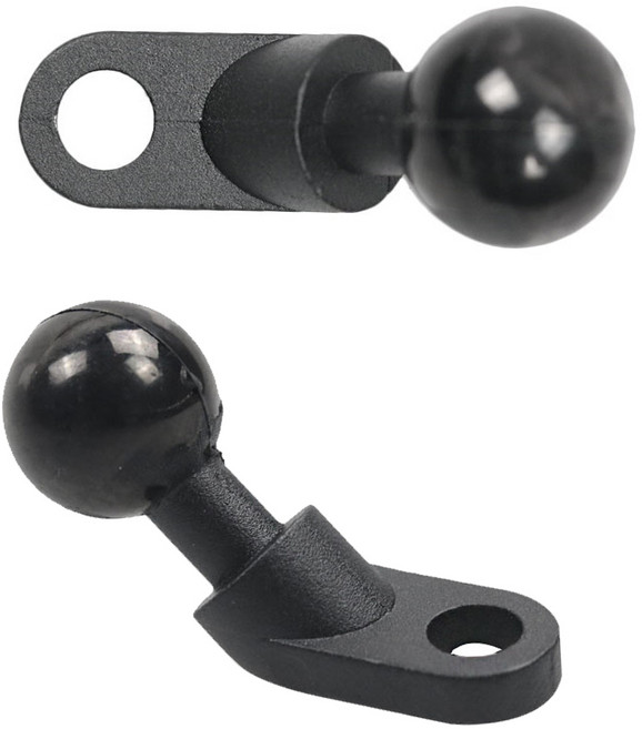 발통마켓 오토바이 폰 거치대 마운트 사이드미러 백미러 램마운트 핸들바, 일반형마운트2번(2pcs)