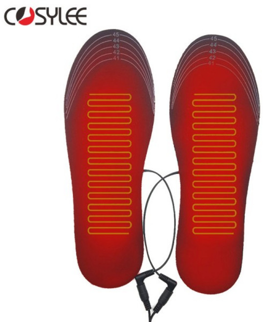 usb 가열 신발 안창 전기 발 온열 패드 발 따뜻한 양말 패드 매트 겨울 야외 스포츠 난방 깔창 겨울 따뜻한, 리터 28.3cm(40-46유로), 리터 28.3cm(40-46유로)