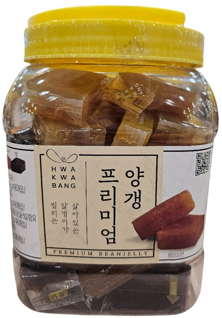 화과방 프리미엄 연양갱 40g x 40개 유자 팥 코스트코, 1.6kg, 1개