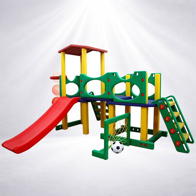 유아 실내놀이터 정글짐 미끄럼틀 축구 포함 대형 놀이기구 단체 장난감 세트, 단품