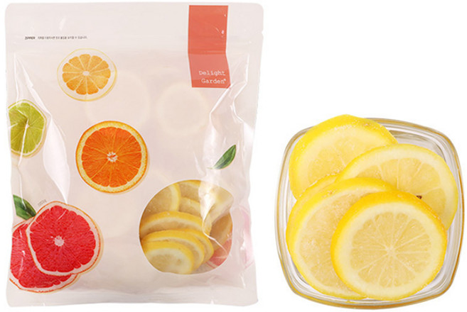 딜라잇가든 냉동 레몬 슬라이스 가니쉬 토핑, 1개