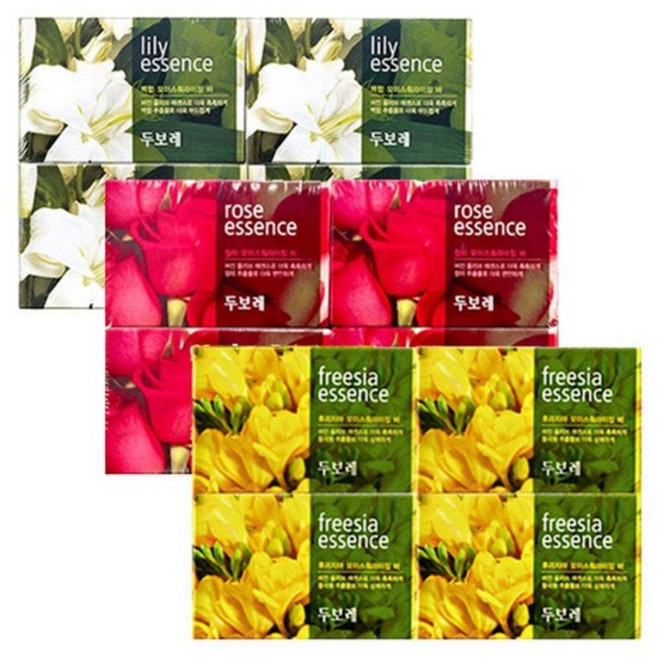 아모레 해피바스 두보레 후리지아 에센스비누 4입, 없음