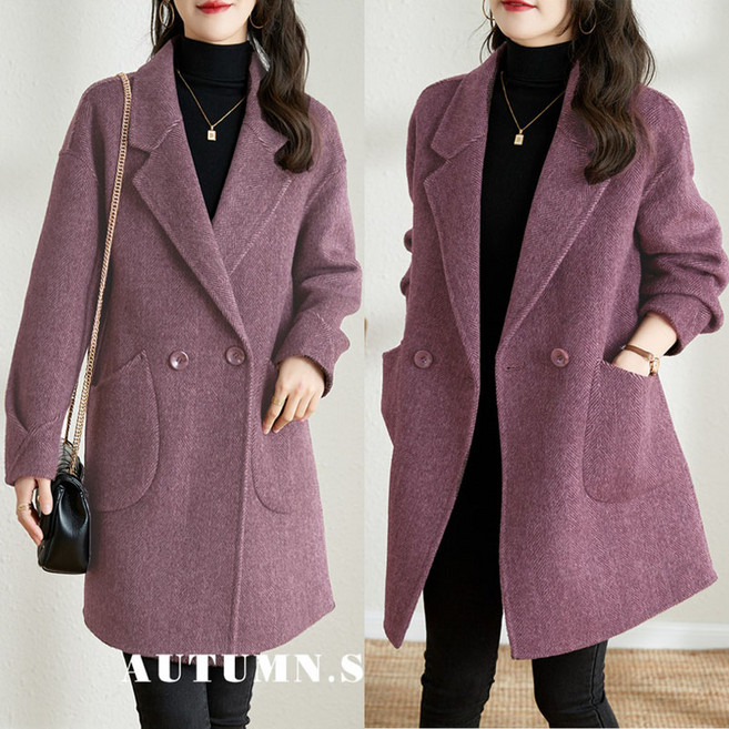 뉴욕멋쟁이 디나 하프카라 여성 코트 (55~88사이즈까지)