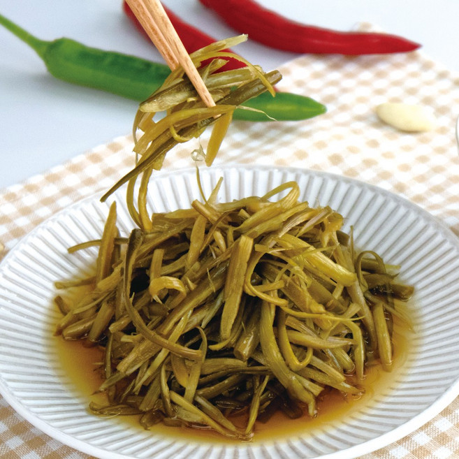 바담찬 마늘쫑채 장아찌 절임 반찬 500g, 1개
