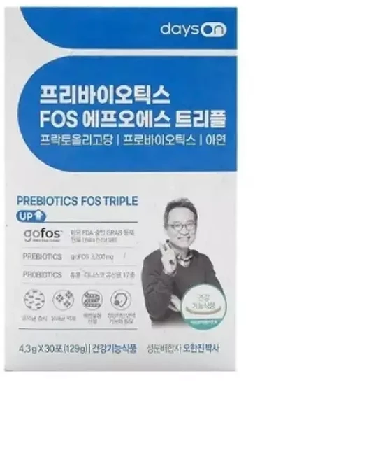 코스맥스바이오 데이즈온 오한진 프리바이오틱스 FOS 트리플 유산균, 4.3g, 1박스