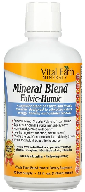 바이탈어스미네랄스 미네랄 블렌드 풀빅 휴믹 풀브산 휴민산 946ml 32fl oz, 1개 - 쿠팡
