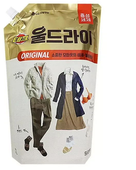 엘지생활건강 울샴푸 중성세제 빨래 드라이 스웨터 세제 1.3L, 1개